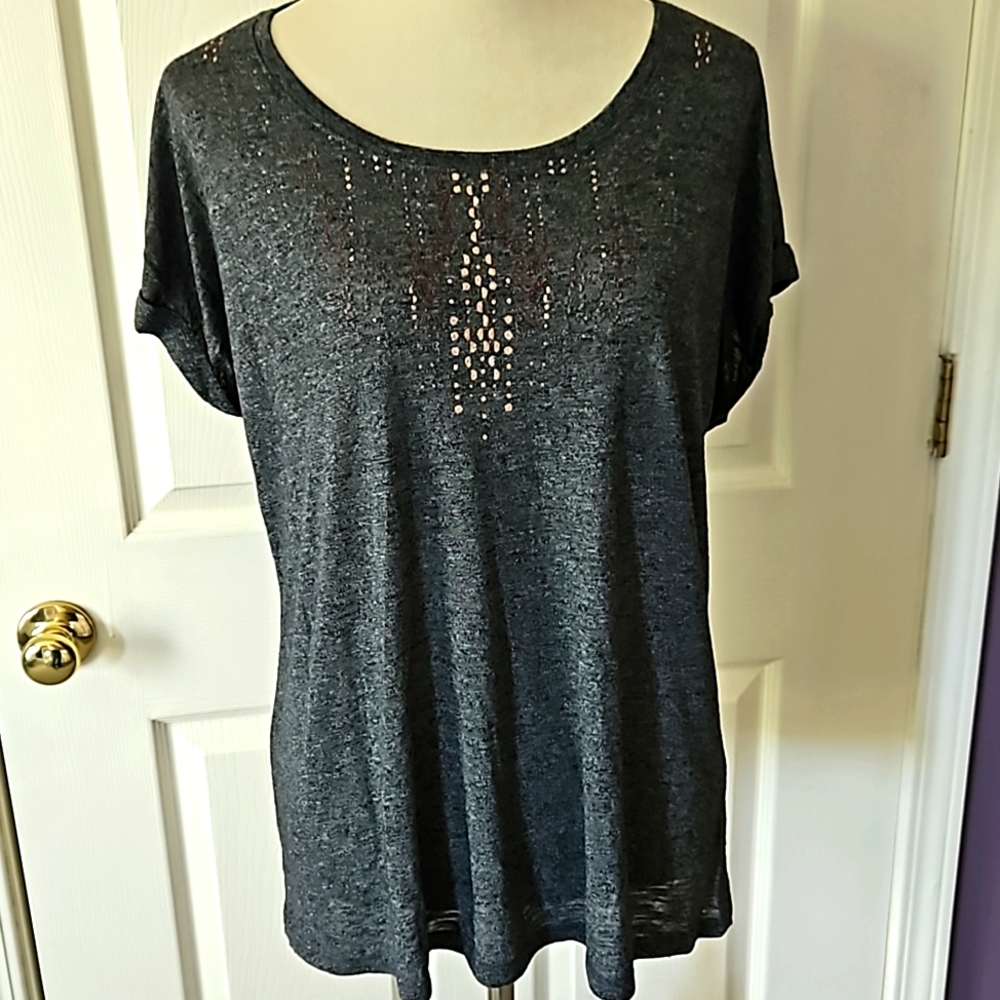 Eye Catching Burnout Top